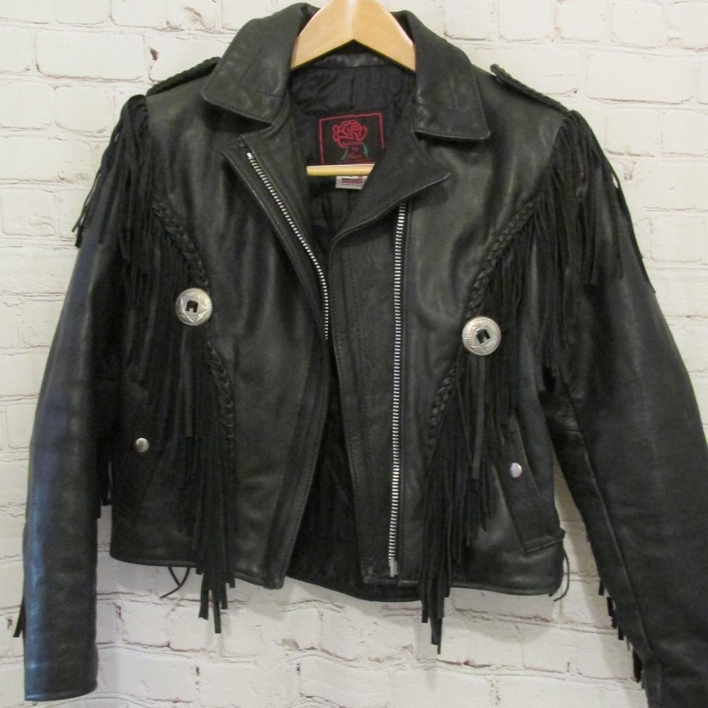 Smooth Genuine Leather Ladies Moto Jacket